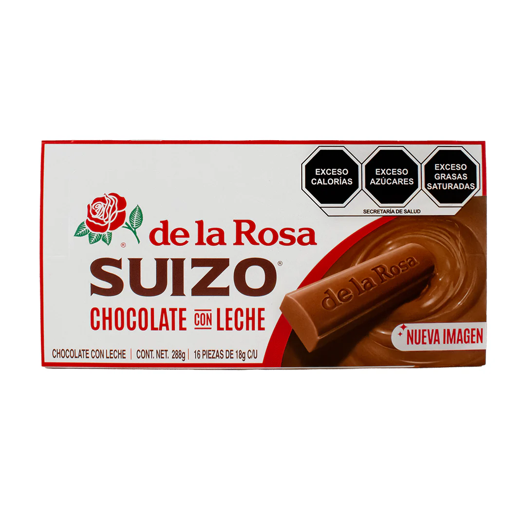 CHOCOLATE ESTILO SUIZO DE LA ROSA C16 PZS