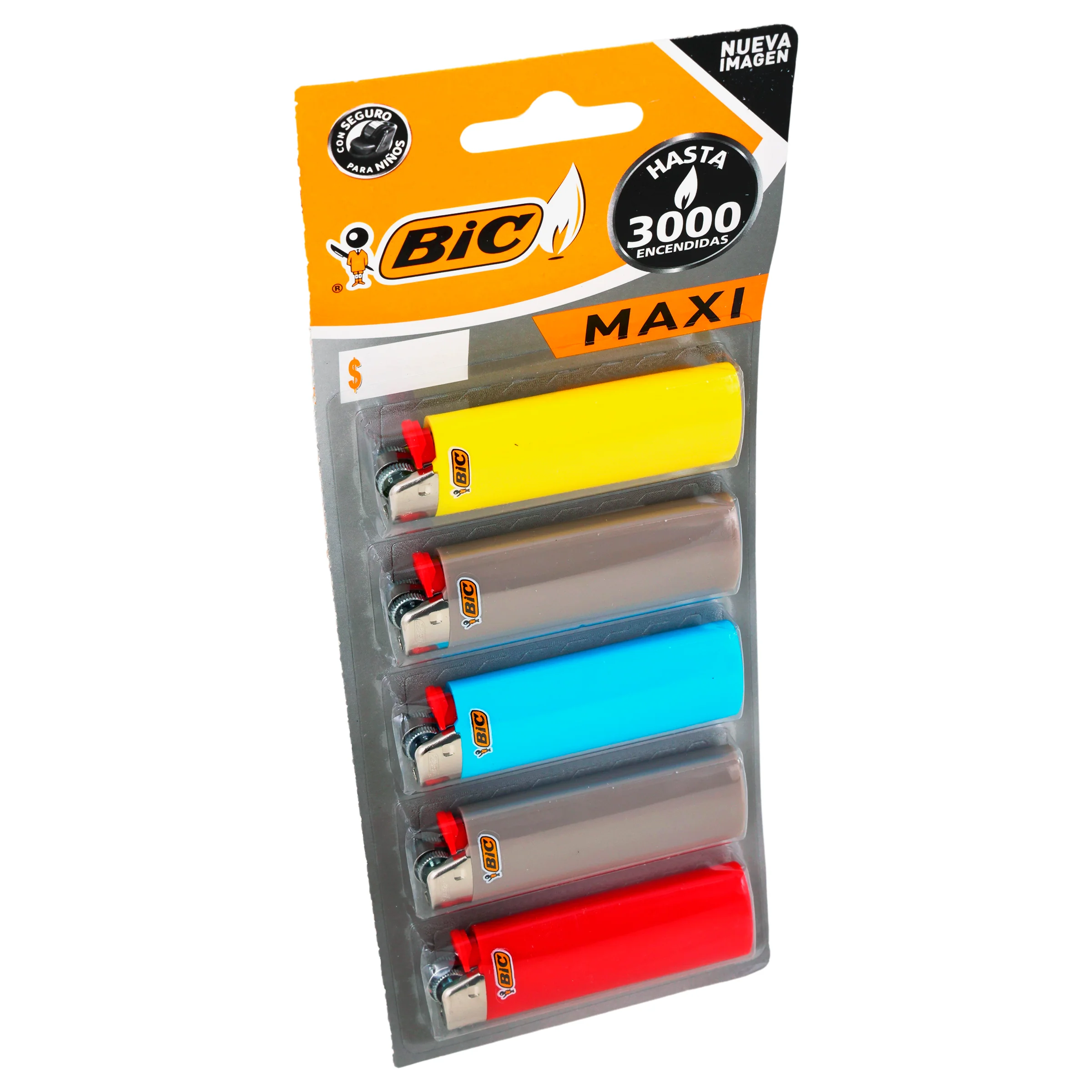 ENCENDEDOR BIC TIRA C/5