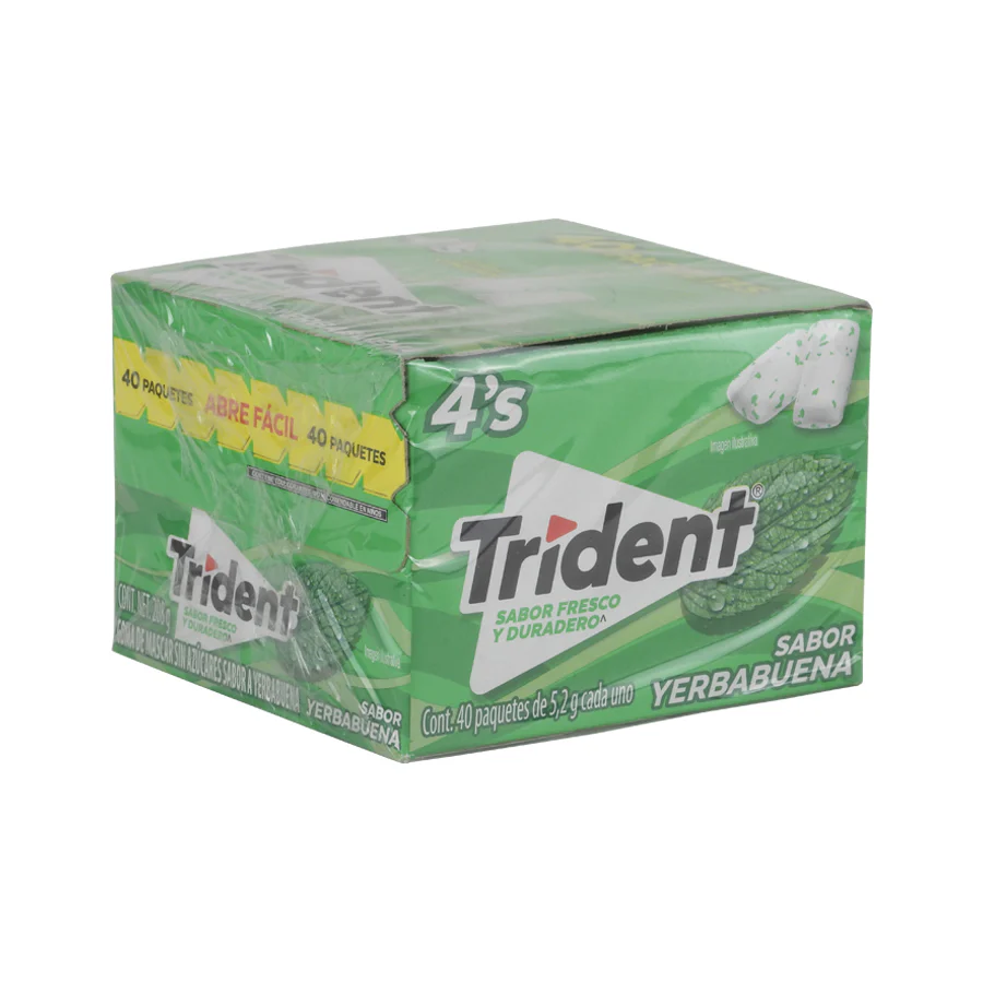 TRIDENT YERBABUENA C40 PAQ