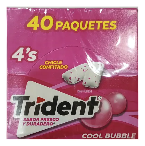 TRIDENT COOL BUBBLE C40 PAQ
