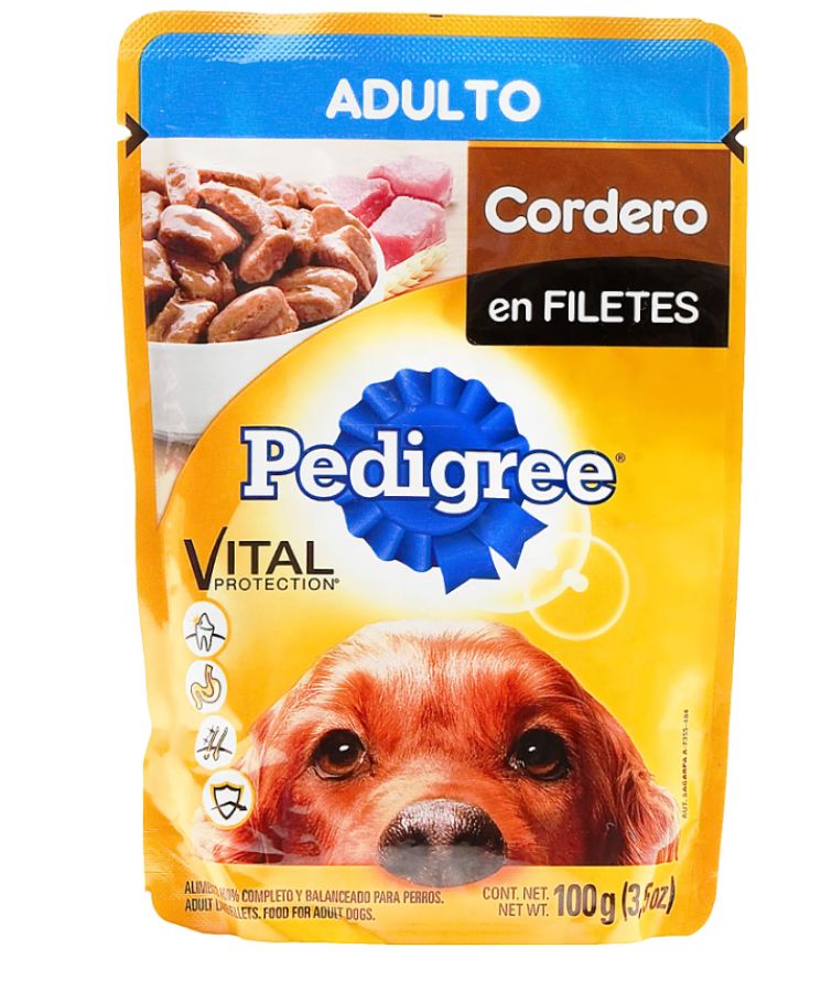 ADULTO CORDERO PEDIGREE 100 GRS C12